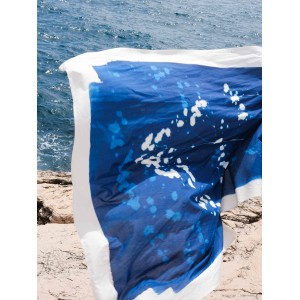 Pareo Gypso Bleu 180 X 130