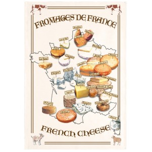 Strofinaccio Carte Fromages Écru 72 X 48