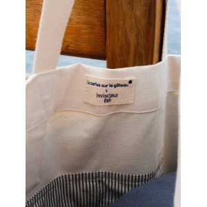 Borsa shopper Fougère Bleu 38 X 46 X 18