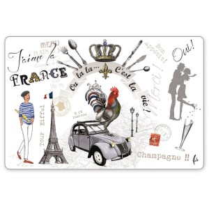 Set da tavola France Panorama Assortis 30 X 45