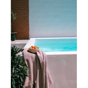 Asciugamano da bagno Luna Poivre rose 100 X 50