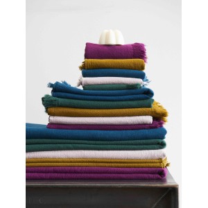 Set di 2 asciugamani ospiti Luna Purple rain 50 X 30