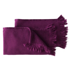 Set di 2 asciugamani ospiti Luna Purple rain 50 X 30