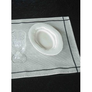 Set di 2 tovagliette Gustave Gustave Caviar 40 X 50
