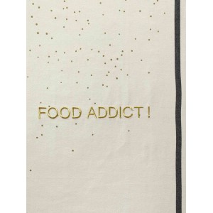 Strofinaccio Food Addict Écru 70 X 50