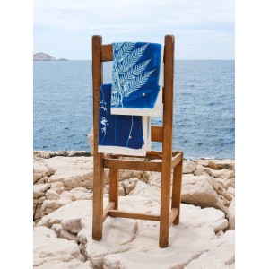 Strofinaccio Fougère Bleu 70 X 50
