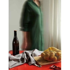 Strofinaccio Léonie Poivre rose 70 X 50