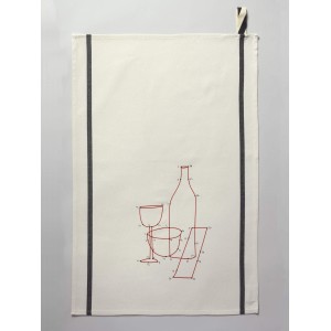 Strofinaccio Phil Drink Écru 70 X 50