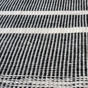 Tappeto Kolena Noir/Blanc 120 X 180