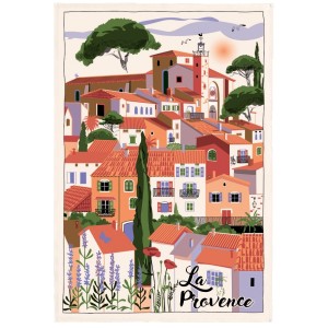 Strofinaccio Village Provence Écru 48 X 72