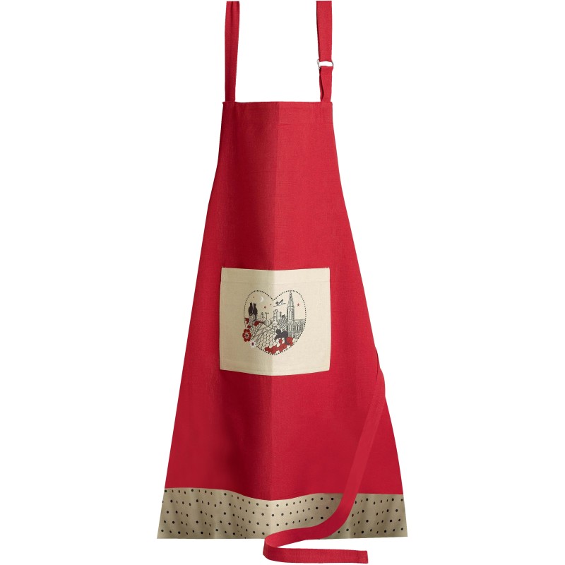 Grembiule da cucina Chats Coeur Rouge 72 X 85 Grembiule da cucina Chats Coeur Rouge 72 X 85