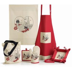 Borsa Chats Coeur Beige 40 X 35