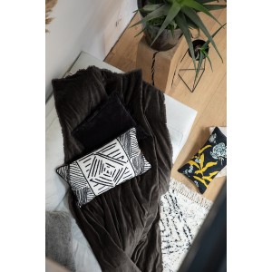 Plaid tinta unita Fara Dragée 135 X 200