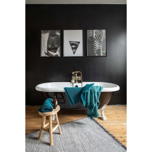 Asciugamano da bagno Bora Terracotta 90 X 150