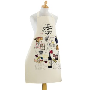 Grande grembiule da cucina Crus d'excellence Écru 72 X 96
