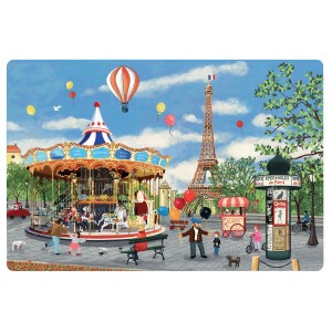 Set da tavola Carrousel Tour Eiffel Assortis 30 X 45
