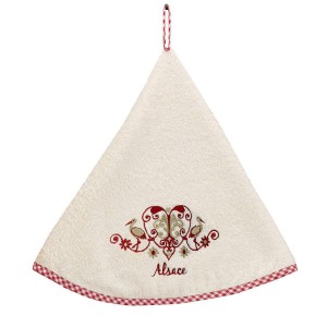 Asciugamano rotondo Harz Ivoire Diameter 60