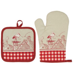 Guanto da cucina e Presina Assa Ficelle 18 X 28