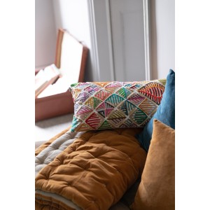 Copritestata letto tinta unita Elise Pêche 90 X 240