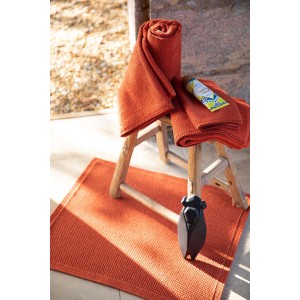 Asciugamano da bagno Bora Terracotta 90 X 150