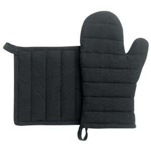 Guanto da cucina e presina riciclati Jona Ambre 15 X 30