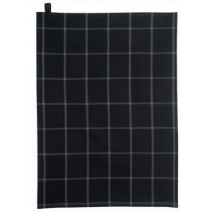 Strofinaccio riciclato Doha Noir 50 X 70