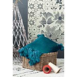 Plaid Tender Pompons Malabar 130 X 170