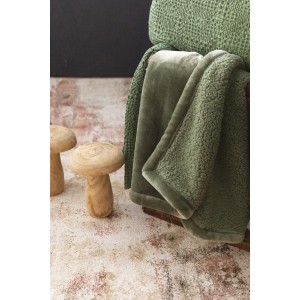 Maxi plaid Michka Terracotta 180 X 220