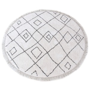 Tappeto Ervin Ivoire/Taupe Diameter 160