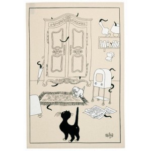 Strofinaccio Dubout Cache-cache Écru 48 X 72
