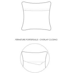 Cuscino Maia Caviar 45 X 45