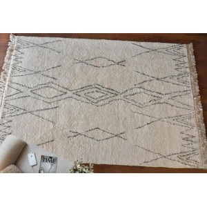 Tappeto Crimble Ivoire/Charbon Diameter 160