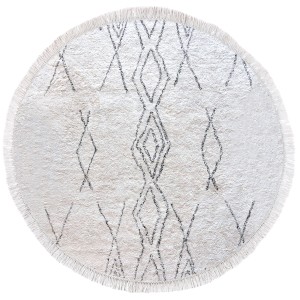 Tappeto Crimble Ivoire/Charbon Diameter 160