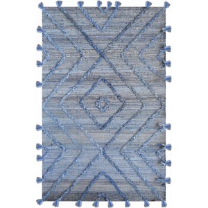 Tappeto Worgan Bleu/Ivoire 160 X 230