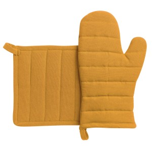 Guanto da cucina e presina riciclati Jona Ambre 15 X 30