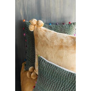 Cuscino Tender Pompons Fougère 45 X 45