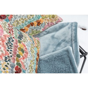 Maxi plaid Michka Terracotta 180 X 220