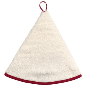 Asciugamano rotondo Broderie Alsace Ivoire Diameter 60