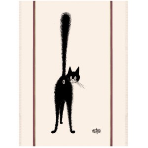 Grande strofinaccio Dubout 3ème oeil Écru 60 X 80