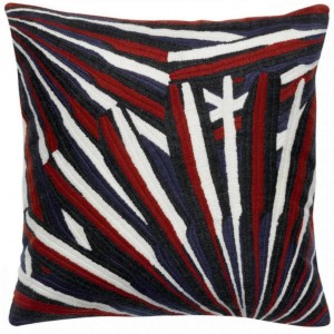 Cuscino ricamato Sasha Rubis 40 X 65