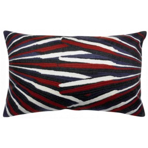 Cuscino ricamato Sasha Rubis 40 X 65