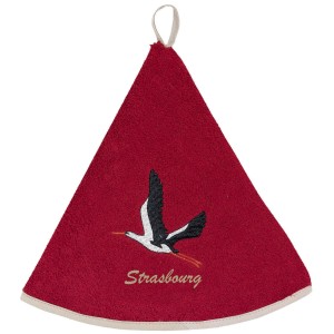 Asciugamano rotondo Cigogne Envol Strasbourg Gris Diameter 60