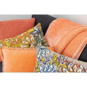 Maxi plaid Michka Terracotta 180 X 220