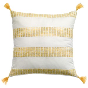 Cuscino a righe Diana Mimosa 45 X 45
