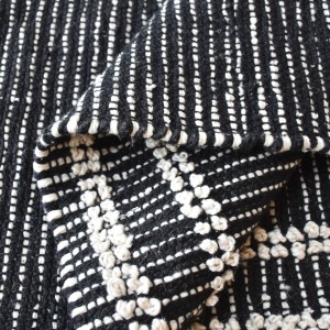 Tappeto Gimie Charbon/Ivoire 190 X 290