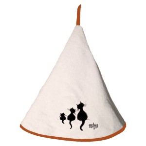 Asciugamano Dubout 3 chats Ficelle Diameter 60