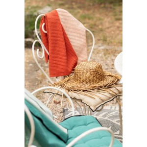 Strofinaccio a nido d'ape bicolore Mumba Cannelle 50 X 70