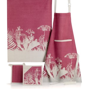 Grembiule da cucina bio Evaos Orchidée 72 X 85