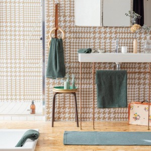 Asciugamano da bagno Bora Terracotta 90 X 150