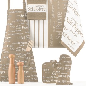 Grembiule da cucina Sel & Poivre Ficelle 80 X 85